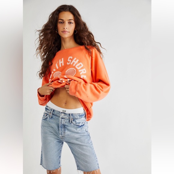 Free People North Shore Tennis Pullover - size L - Picture 1 of 7